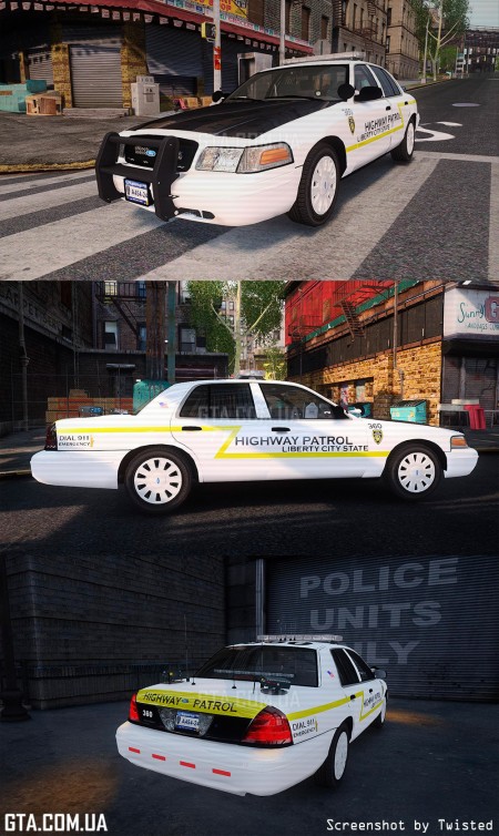 Масштабная модель автомобиля ford crown victoria police в масштабе 1 24